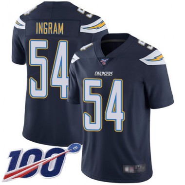 Los Angeles Chargers NFL Football Melvin Ingram Navy Blue Jersey Men Limited #54 Home 100th Season Vapor Untouchable